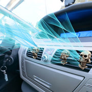 Cute Skull Air Freshener Vent Clip Décor Aromatherapy Resin Car Perfume Diffuser_10