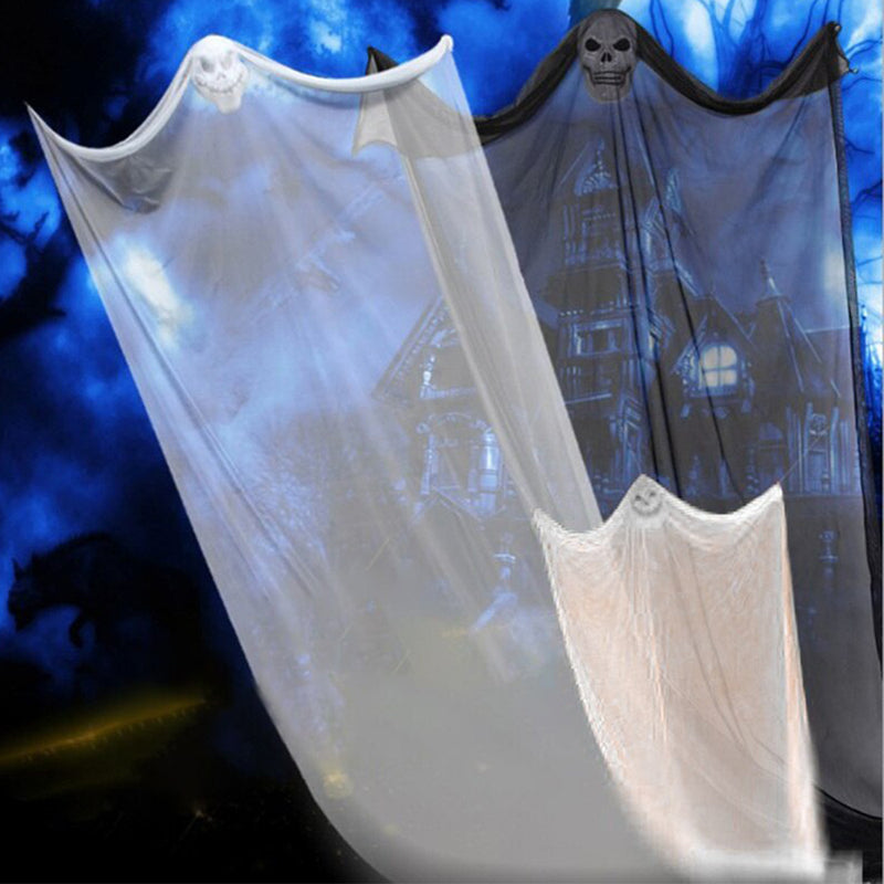 Hanging Skull Scary Halloween Haunted House Decoration_4