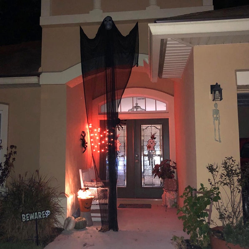 Hanging Skull Scary Halloween Haunted House Decoration_10