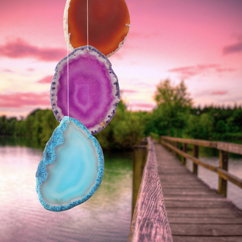 Tree of Life 7 Chakra Healing Stone Handmade Wind Chime_5