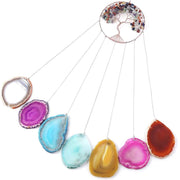 Tree of Life 7 Chakra Healing Stone Handmade Wind Chime_9