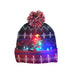 LED Christmas Theme Xmas Beanie Knitted Hat - Battery Operated_15