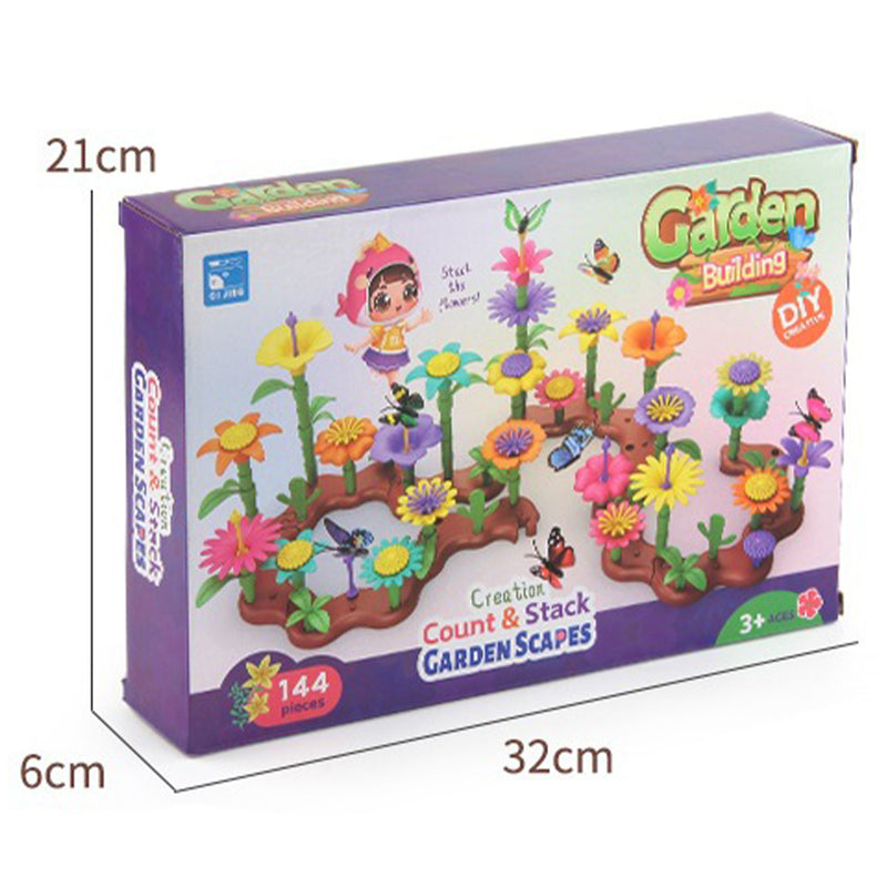 Flower Garden Building Toy Educational Activity Toy for Girls_10