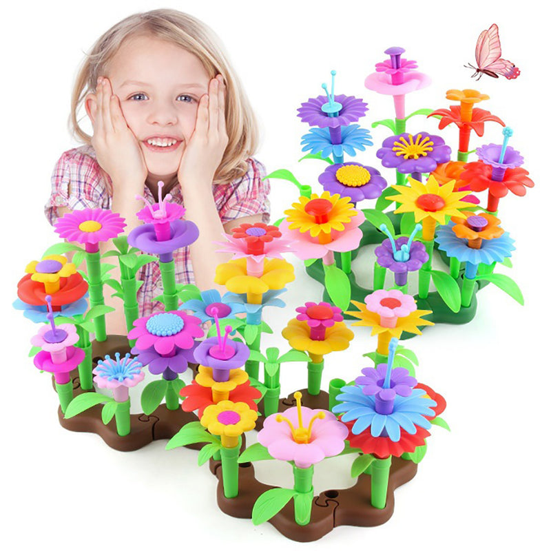 Flower Garden Building Toy Educational Activity Toy for Girls_11