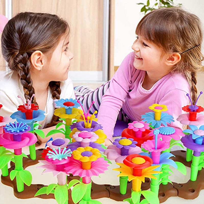 Flower Garden Building Toy Educational Activity Toy for Girls_3