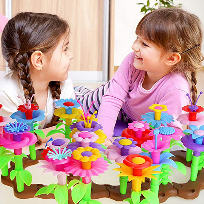 Flower Garden Building Toy Educational Activity Toy for Girls_3
