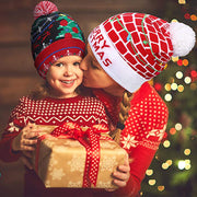 LED Christmas Theme Xmas Beanie Knitted Hat - Battery Operated_11