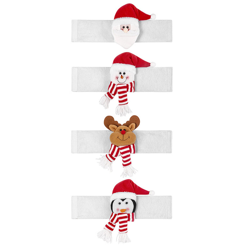 4pc/Set Holiday Decoration Simple Christmas Curtain Buckles_0
