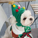 Holiday Christmas Scarf Bibs and Hat Pet Dress Up Costume_5