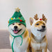 Holiday Christmas Scarf Bibs and Hat Pet Dress Up Costume_6