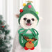 Holiday Christmas Scarf Bibs and Hat Pet Dress Up Costume_17