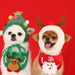 Holiday Christmas Scarf Bibs and Hat Pet Dress Up Costume_19