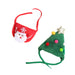 Holiday Christmas Scarf Bibs and Hat Pet Dress Up Costume_10