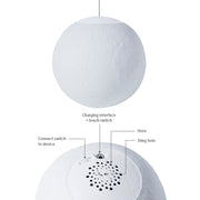 Remote Control Moon Lamp Bluetooth Speaker- USB Charging_2