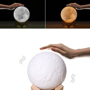 Remote Control Moon Lamp Bluetooth Speaker- USB Charging_13