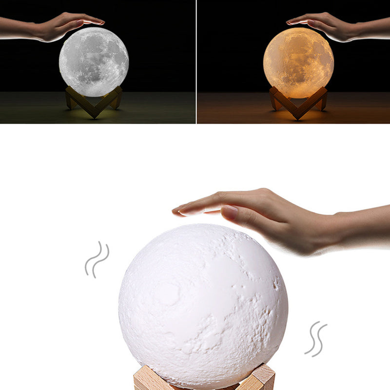 Remote Control Moon Lamp Bluetooth Speaker- USB Charging_13