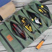 Roll-up Canvass Storage Bag Small Tools Organizer Pouch_4