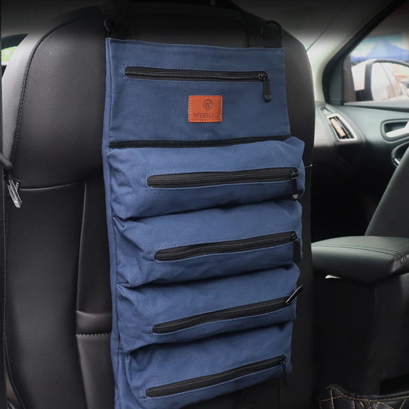Roll-up Canvass Storage Bag Small Tools Organizer Pouch_5