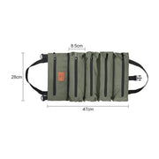 Roll-up Canvass Storage Bag Small Tools Organizer Pouch_15