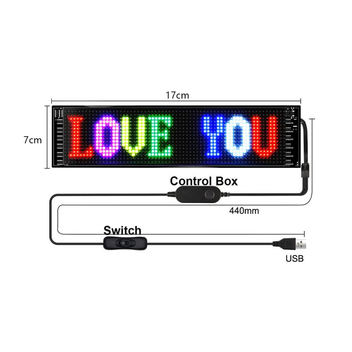 APP Controlled Flexible Rolling LED Screen Panel- USB Powered_1