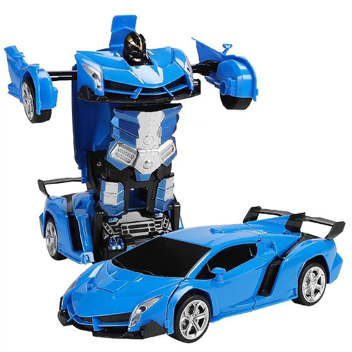 2.4G Transform RC Car Robot Toy with One Button Transformation - USB Rechargeable_1