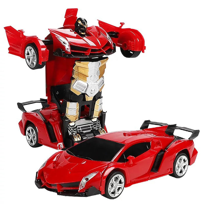 2.4G Transform RC Car Robot Toy with One Button Transformation - USB Rechargeable_2