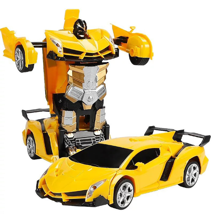 2.4G Transform RC Car Robot Toy with One Button Transformation - USB Rechargeable_3