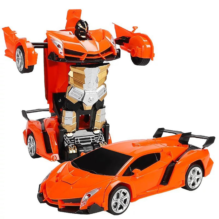 2.4G Transform RC Car Robot Toy with One Button Transformation - USB Rechargeable_4