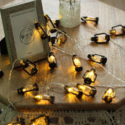 Kerosene Designed Outdoor Garden String Lamp-Solar Powered_1