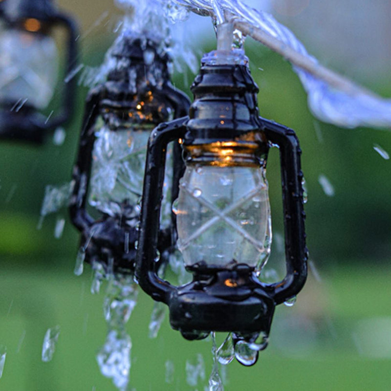 Kerosene Designed Outdoor Garden String Lamp-Solar Powered_9