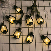 Kerosene Designed Outdoor Garden String Lamp-Solar Powered_11