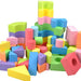 54 Pcs Soft Colorful Foam Building Blocks for Kids Playing Indoor Outdoor_9