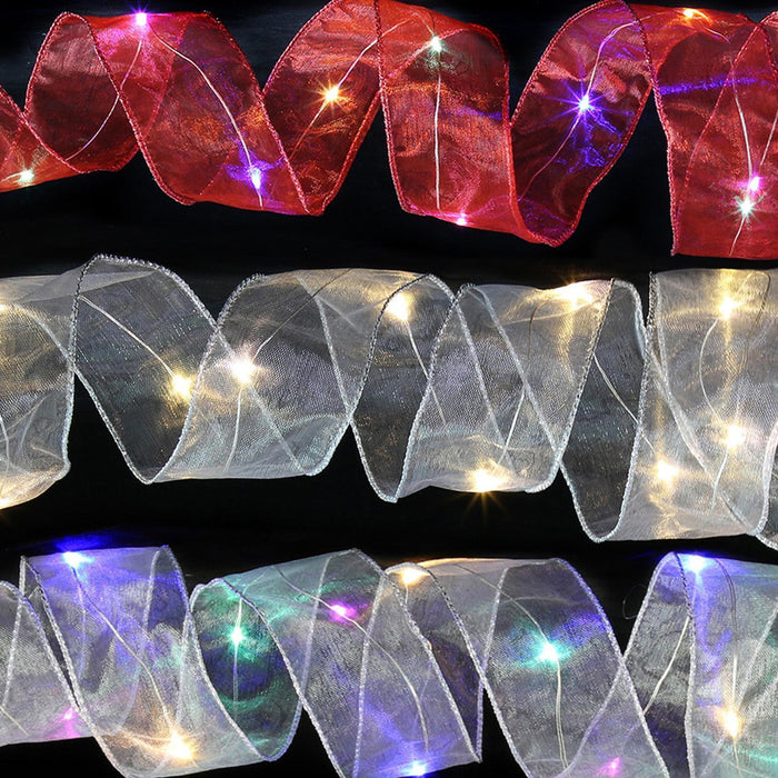 LED Decorative Christmas Ribbon Lights-Battery Operated_11