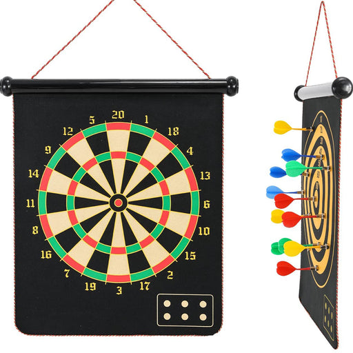 Double Sided Magnetic Dart Board Indoor Outdoor Games for Kids and Adults_6