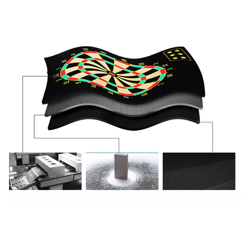 Double Sided Magnetic Dart Board Indoor Outdoor Games for Kids and Adults_10
