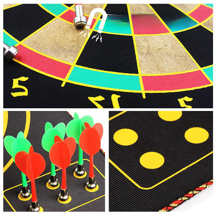 Double Sided Magnetic Dart Board Indoor Outdoor Games for Kids and Adults_13