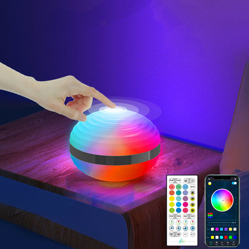 Remote Control Music Sync & RGB Color Saturn Night Lamp-USB Rechargeable_5