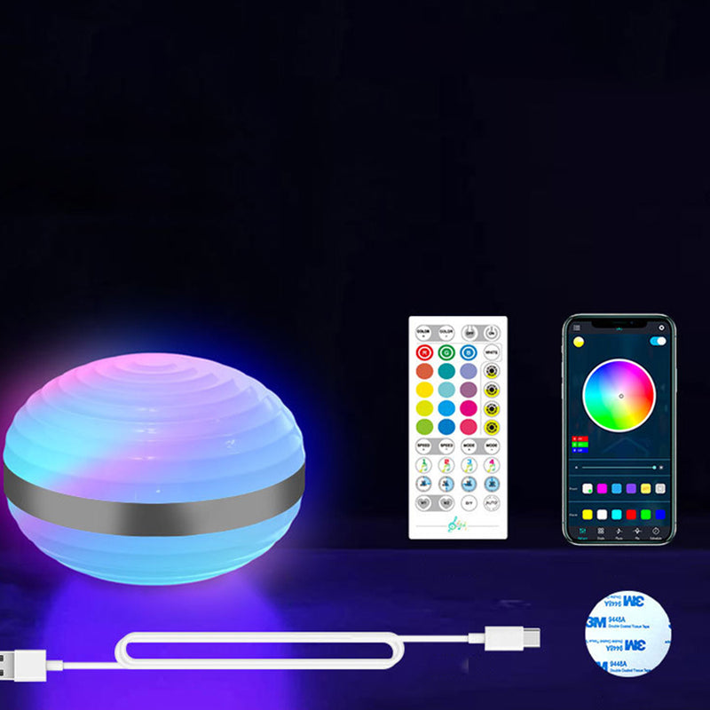Remote Control Music Sync & RGB Color Saturn Night Lamp-USB Rechargeable_7