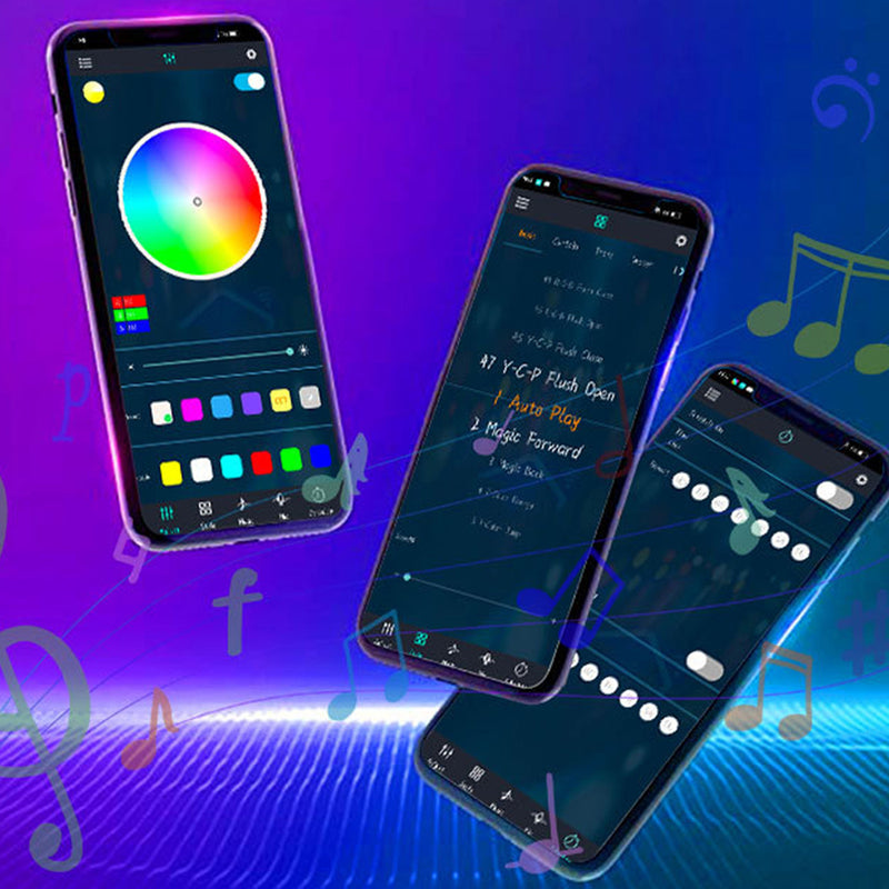 Remote Control Music Sync & RGB Color Saturn Night Lamp-USB Rechargeable_8