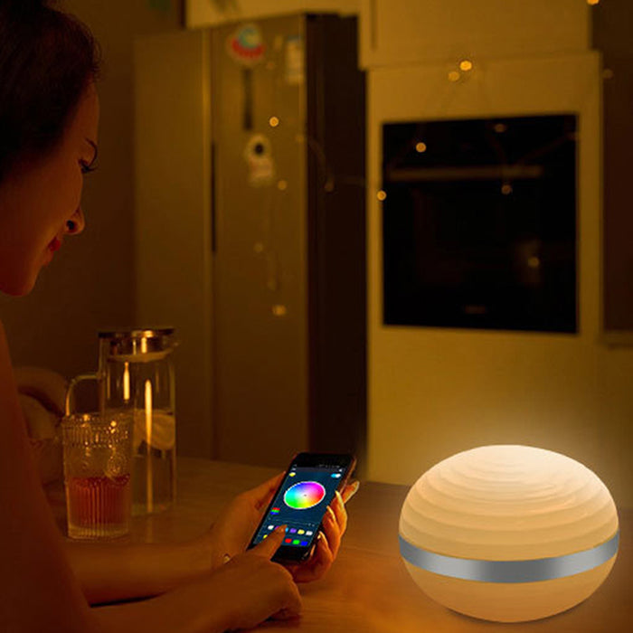 Remote Control Music Sync & RGB Color Saturn Night Lamp-USB Rechargeable_9