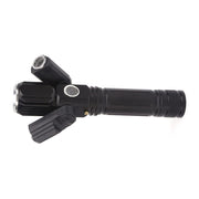 LED Three Lamp Head Portable Flash Light-USB Rechargeable_11