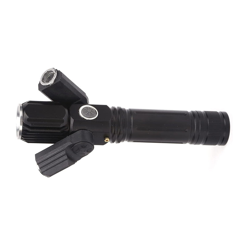 LED Three Lamp Head Portable Flash Light-USB Rechargeable_11
