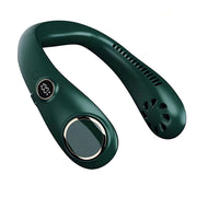 Portable Leafless Digital Hanging Neck Fan-USB Rechargeable_10