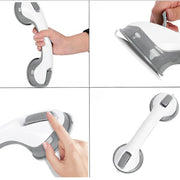 Shower Handle 12Inch Grab Bars for Bathroom with Strong Suction Cup for Elderly/Seniors Handicap and Kids_14