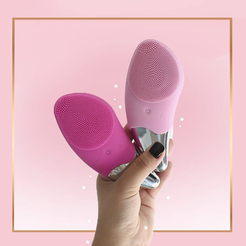 Electric Silicon Waterproof Facial Cleansing Brush and Massager - USB Rechargeable_12