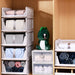 2PCS Stackable Wardrobe Storage Drawers Clothes Organizer Box_4
