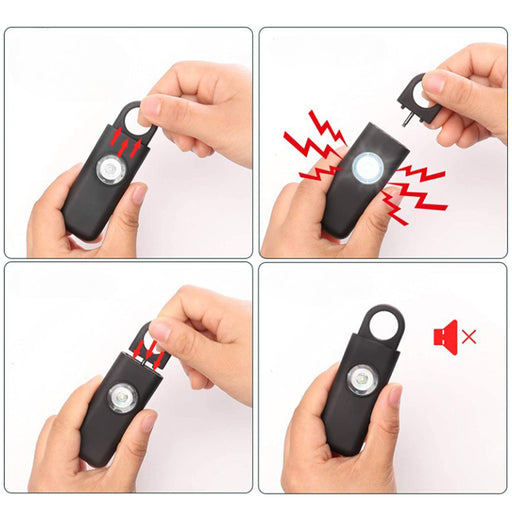 The Original Self Defense Siren Keychain with LED Flashlight for Women - Battery Powered_2