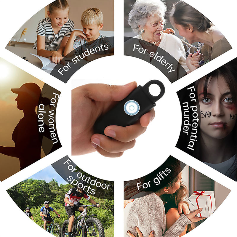 The Original Self Defense Siren Keychain with LED Flashlight for Women - Battery Powered_4