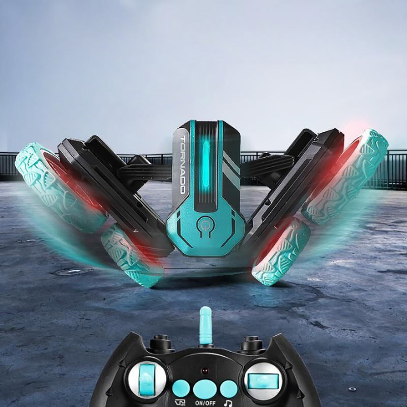 2.4GHz Remote Control Alloy Stunt Car Double Sided Tumbling Rotating Children’s Electric toy - USB Rechargeable_17