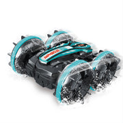 2.4GHz Dual RC Amphibious Stunt Car & Watch Gesture Sensor RC Boat Toy - USB Rechargeable_5